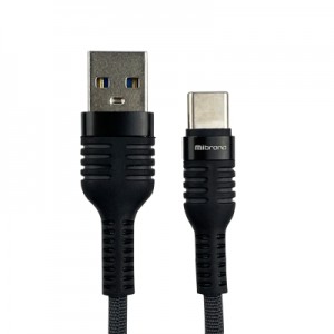 Огляд Дата кабель USB 2.0 AM to Type-C 1.0m MI-13 2A Black-Gray Mibrand (MIDC/13TBG): характеристики, відгуки, ціни.