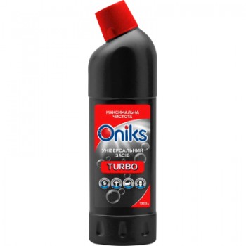 Рідина для чищення ванн Oniks Turbo Універсальний засіб 1 кг (4820191760486)