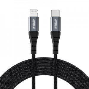 Огляд Дата кабель USB-C to Lightning 1.2m MFI Choetech (IP0039-BK): характеристики, відгуки, ціни.