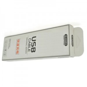 Дата кабель USB 2.0 AM to Micro 5P 1.0m KSC-125 ZIDAN 3.2A White iKAKU (KSC-125-M)