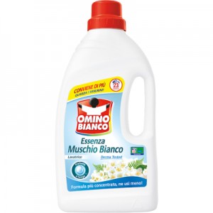 Огляд Гель для прання Omino Bianco Muschio Bianco Білий мускус 1.15 л (8003650015518): характеристики, відгуки, ціни.
