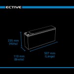 Огляд Батарея до ДБЖ Ective DC 125, 12V-126Ah, AGM Slim (TN4710): характеристики, відгуки, ціни.