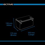 Огляд Батарея до ДБЖ Ective Ective DC 95 12V-95Ah, GEL Deep Cycle (TN2744): характеристики, відгуки, ціни.