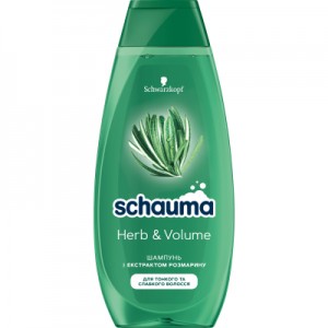 Шампунь Schauma Herb & Volume з екстрактом розмарину для тонкого та слабкого волосся 400 мл (9000101647433)