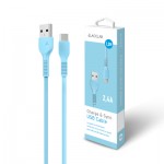 Огляд Дата кабель USB 2.0 AM to Type-C 1.2m AL-CBCOLOR-T1BL Blue ACCLAB (1283126518249): характеристики, відгуки, ціни.