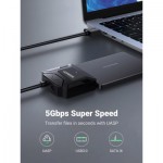 Огляд Перехідник USB 3.0 Type-А to SATA III (F) CR108 Ugreen (20611): характеристики, відгуки, ціни.