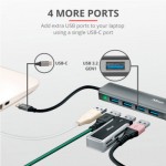Огляд Концентратор Halyx Type-C to 4-Port USB-A 3.2 Grey Trust (24948_TRUST): характеристики, відгуки, ціни.