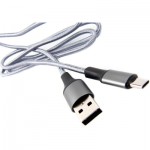 Огляд Дата кабель USB 2.0 AM to Type-C 1.0m gray Dengos (NTK-TC-MT-GREY): характеристики, відгуки, ціни.