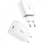 Огляд Зарядний пристрій Baseus Speed Mini Quick Charger White (CCFS-SN02): характеристики, відгуки, ціни.