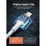 Огляд Дата кабель USB 2.0 AM to Lightning 1.5m US155 MFI White Ugreen (US155/80315): характеристики, відгуки, ціни.