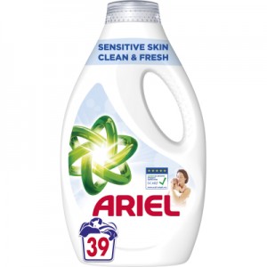 Огляд Гель для прання Ariel Для чутливої шкіри 1.95 л (8006540874776): характеристики, відгуки, ціни.