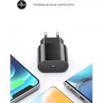 Огляд Зарядний пристрій Armorstandart ABMHJ83 20W USB-C Power Adapter Black (ARM61365): характеристики, відгуки, ціни.