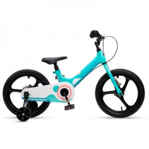 Огляд Дитячий велосипед RoyalBaby Space Port 16", Official UA, бірюзовий (RB16-31-green): характеристики, відгуки, ціни.