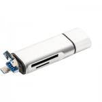 Огляд Концентратор XoKo AC-440 Type-C USB 3.0 and MicroUSB/SD Card Reader (XK-AС-440): характеристики, відгуки, ціни.