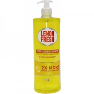 Огляд Засіб для ручного миття посуду Lemon Fresh Сицилійський лимон 1 л (4820167005818): характеристики, відгуки, ціни.