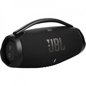 Огляд Акустична система JBL Boombox 3 Wi-Fi Black (JBLBB3WIFIBLKEP): характеристики, відгуки, ціни.