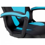 Огляд Крісло ігрове GT Racer X-1414 Black/Light Blue: характеристики, відгуки, ціни.