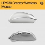 Огляд Мишка HP Creator 930 Wireless Silver (1D0K9AA): характеристики, відгуки, ціни.