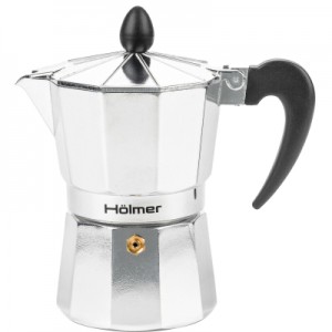 Огляд Гейзерна кавоварка Hölmer Aluminum 150 мл (CF-0150-AL): характеристики, відгуки, ціни.