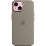 Огляд Чохол до мобільного телефона Apple iPhone 15 Silicone Case with MagSafe Clay (MT0Q3ZM/A): характеристики, відгуки, ціни.