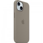 Огляд Чохол до мобільного телефона Apple iPhone 15 Silicone Case with MagSafe Clay (MT0Q3ZM/A): характеристики, відгуки, ціни.