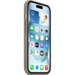 Огляд Чохол до мобільного телефона Apple iPhone 15 Silicone Case with MagSafe Clay (MT0Q3ZM/A): характеристики, відгуки, ціни.