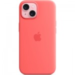 Огляд Чохол до мобільного телефона Apple iPhone 15 Silicone Case with MagSafe Guava (MT0V3ZM/A): характеристики, відгуки, ціни.