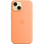 Огляд Чохол до мобільного телефона Apple iPhone 15 Silicone Case with MagSafe Orange Sorbet (MT0W3ZM/A): характеристики, відгуки, ціни.