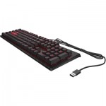Огляд Клавіатура HP OMEN Encoder LED 104key Cherry MX Red USB Black (6YW76AA): характеристики, відгуки, ціни.