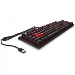 Огляд Клавіатура HP OMEN Encoder LED 104key Cherry MX Red USB Black (6YW76AA): характеристики, відгуки, ціни.