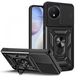 Огляд Чохол до мобільного телефона BeCover Military Vivo Y02/Y02A Black (710026): характеристики, відгуки, ціни.