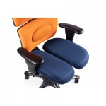 Огляд Офісне крісло Barsky Hara Doctor yellow/blue BHD-04 (BHD-04): характеристики, відгуки, ціни.