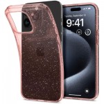 Огляд Чохол до мобільного телефона Spigen Apple iPhone 15 Pro Liquid Crystal Glitter Rose Quartz (ACS06702): характеристики, відгуки, ціни.