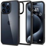 Огляд Чохол до мобільного телефона Spigen Apple iPhone 15 Pro Ultra Hybrid Matte Black (ACS06713): характеристики, відгуки, ціни.