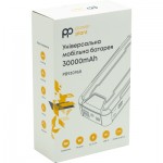 Огляд Батарея універсальна PowerPlant 30000mAh, PD/65W, QC/3.0, DC 12-19V(4A), USB-C, 2*USB-A (PB930968): характеристики, відгуки, ціни.