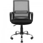 Огляд Офісне крісло Richman Джина Хром Піастра Сітка чорна + сіра (ADD0003117): характеристики, відгуки, ціни.