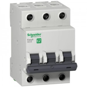 Огляд Автоматичний вимикач Schneider Electric Easy9 3P 20A C (EZ9F34320): характеристики, відгуки, ціни.