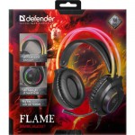 Огляд Навушники Defender Flame RGB Black (64555): характеристики, відгуки, ціни.