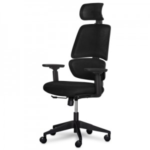 Офісне крісло Mealux Leo Air Black (Y-543 KB)