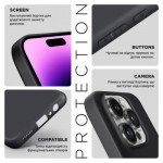 Огляд Чохол до мобільного телефона Armorstandart Matte Slim Fit Xiaomi Redmi 13C 4G / Poco C65 Black (ARM72471): характеристики, відгуки, ціни.