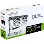 Огляд Відеокарта ASUS GeForce RTX4070 SUPER 12Gb DUAL OC WHITE (DUAL-RTX4070S-O12G-WHITE): характеристики, відгуки, ціни.