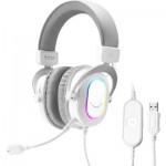 Огляд Навушники Fifine H6 RGB 7.1 White (H6W): характеристики, відгуки, ціни.
