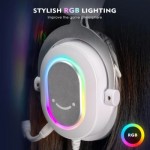 Огляд Навушники Fifine H6 RGB 7.1 White (H6W): характеристики, відгуки, ціни.