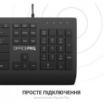 Огляд Клавіатура OfficePro SK360 USB Black (SK360): характеристики, відгуки, ціни.