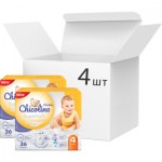 Огляд Підгузки Chicolino Super Soft Розмір 4 (7-14 кг) 36 шт, 4 Упаковки (4823098414650): характеристики, відгуки, ціни.