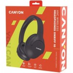 Огляд Навушники Canyon OnRiff 10 ANC Bluetooth Black (CNS-CBTHS10BK): характеристики, відгуки, ціни.