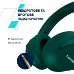 Огляд Навушники Canyon OnRiff 10 ANC Bluetooth Green (CNS-CBTHS10GN): характеристики, відгуки, ціни.