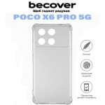 Огляд Чохол до мобільного телефона BeCover Anti-Shock Poco X6 Pro 5G Clear (710852): характеристики, відгуки, ціни.