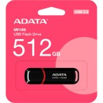 Огляд USB флеш накопичувач ADATA 512GB UV150 Black USB 3.2 (AUV150-512G-RBK): характеристики, відгуки, ціни.