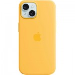 Огляд Чохол до мобільного телефона Apple iPhone 15 Silicone Case with MagSafe - Sunshine,Model A3123 (MWNA3ZM/A): характеристики, відгуки, ціни.